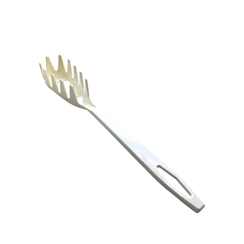Vintage Tailor Made #3 Spaghetti Pasta Fork White 11” Serving Utensil - Picture 2 of 12